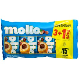 MOLTO | Κρουασάν Πραλίνα Φουντουκιού 92g 3+1 Δώρο
