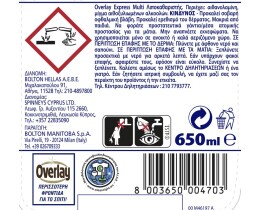 OVERLAY | Λιποκαθαριστής Spray Express Λεμόνι 650ml 1+1 Δώρο