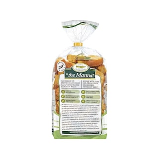 ΜΑΝΝΑ | MANNA OLIVE OIL RUSK NO ADDED SALT 350G ΧΩΡΙΣ ΑΛΑΤΙ 350 GR