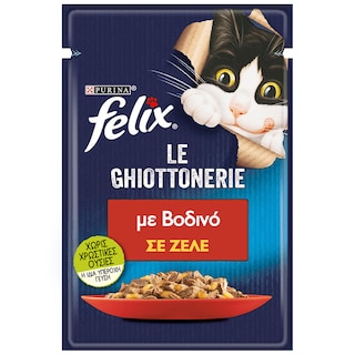 FELIX | Γατοτροφή AGAIL Βοδινό σε Ζελέ 85g