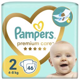 Πάνες Μωρού Premium Care Νο2 4-8kg 46 Τεμάχια