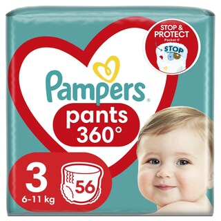 PAMPERS | Πάνες Βρακάκι Μωρού Pants Νο3 6-11kg Maxi Pack 56 Τεμάχια
