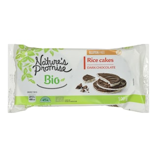 NATURES PROMISE BIO | Ρυζογκοφρέτες Bio με Μαύρη Σοκολάτα 100g
