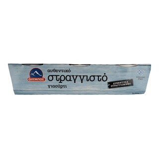 ΟΛΥΜΠΟΣ | WHITE YOGHURT 10% ΣΤΡΑΓΓΙΣΤΟ 3 Χ 200 GR