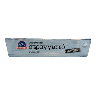 ΟΛΥΜΠΟΣ | ΓΙΑΟΥΡΤΙ ΛΕΥΚΟ 10% ΣΤΡΑΓΓΙΣΤΟ 3 Χ 200 GR