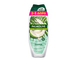PALMOLIVE | Αφρόλουτρο Naturals Pure Καρύδα 500ml 1+1 Δώρο