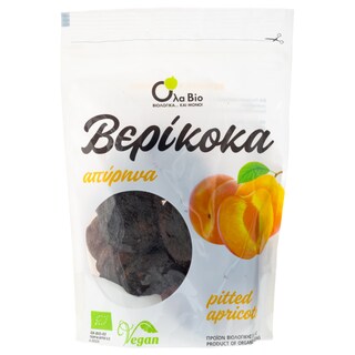OLA BIO | Αποξηραμένα Βερίκοκα Απύρηνα Vegan 200g