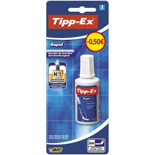 TIPPEX | Διορθωτικό Υγρό Rapid 1 Τεμάχιο Εκπτ. 0.5E