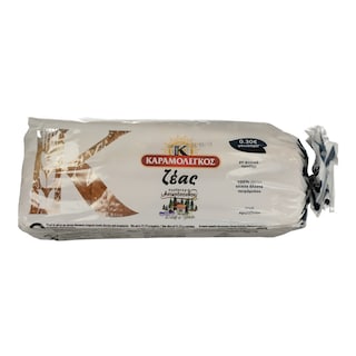 ΚΑΡΑΜΟΛΕΓΚΟΣ | KARAMOLEGKOS SL. BREAD ZEAS 500G 0.3Ε  50 GR