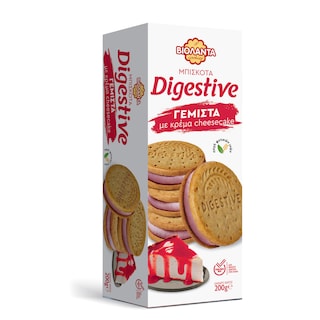 ΒΙΟΛΑΝΤΑ | Μπισκότα Digestive Γεμιστά Cheesecake 200g