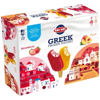 ΚΡΙ ΚΡΙ | Παγωτό Frozen Yogurt Mini Mix Φράουλα Ροδάκινο 280g