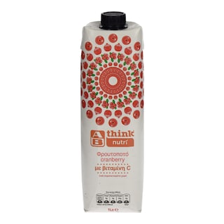 ΑΒ THINK NUTRI | ΧΥΜΟΣ CRANBERRY 1 LT