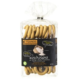 ΤΣΑΝΟΣ | Κουλούρια Αλμυρά Ολικής Άλεσης Χωρίς Ζάχαρη 200g