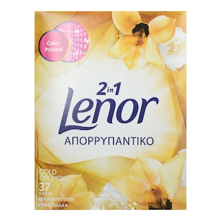 LENOR | Σκόνη Πλυντηρίου Ρούχων Gold Orchid 37 μεζούρες