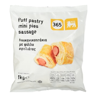 365 | 365 MINI SAUSAGE PIES 1KG FROZEN