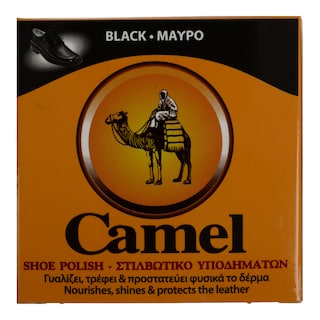 CAMEL | CREAM SHOE TREATMENT BLACK 40ML