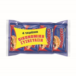 CHAMPION | Κρουασάν Πραλίνα Φουντουκιού 4x70g