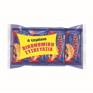 CHAMPION | Κρουασάν Πραλίνα Φουντουκιού 4x70g