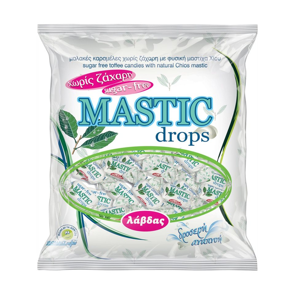 ΛΑΒΔΑΣ Καραμέλες Mastic Drops Sugar Free 150g 150g