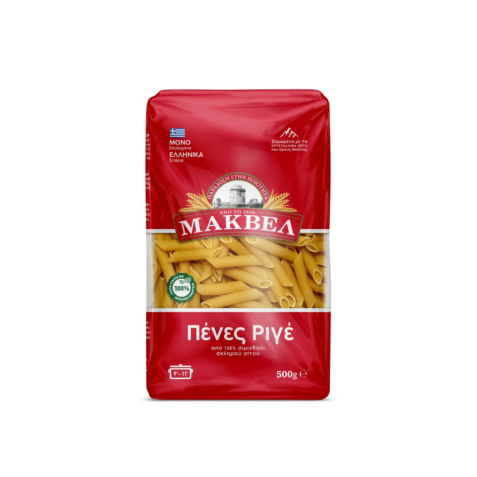 ΜΑΚΒΕΛ Πένες Ριγέ 500g