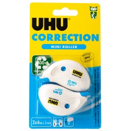 UHU | Διορθωτική Ταινία Mini Roller Σετ 1 Τεμάχιο