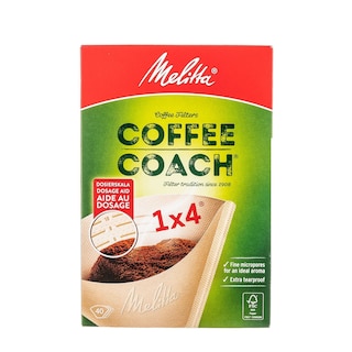 MELITTA | Φίλτρα Καφέ Coffee Coach 1x4 40 Τεμάχια