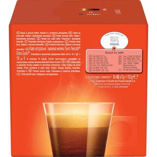 NESCAFE | DOLCE GUSTO | Κάψουλες Καφέ Dolce Gusto Lungo 16x6.5g