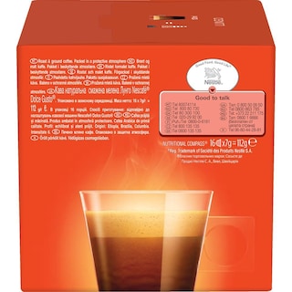 NESCAFE | DOLCE GUSTO | Κάψουλες Καφέ Dolce Gusto Lungo 16x6.5g