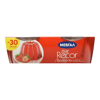 ΜΕΒΓΑΛ | Ζελέ Recor Φράουλα 2x150g Έκπτωση 0.3Ε