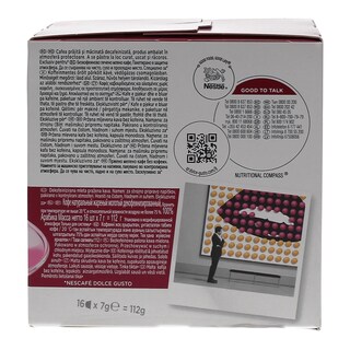 NESCAFE | DOLCE GUSTO | ΚΑΦΕΣ ΕΣΠΡΕΣΟ DECAFFEINE ΚΑΨΟΥΛΕΣ ΓΙΑ ΜΗΧΑΝΗ DOLCE GUSTO (16 ΤΕΜ) 112 GR