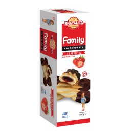 ΒΙΟΛΑΝΤΑ | Κουλουράκια Family Γεμιστά Φράουλα 300g