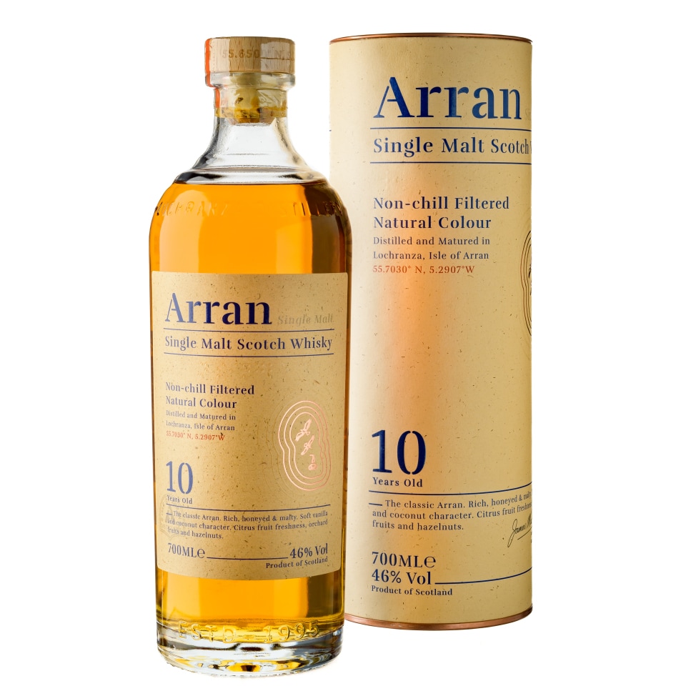 ARRAN Ουίσκι Σκωτίας 10 Ετών Single Malt 700ml