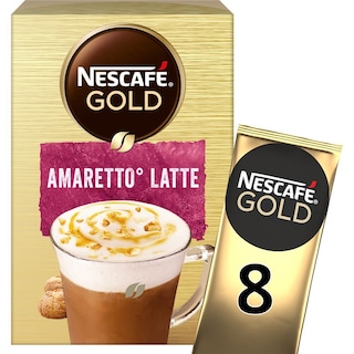NESCAFE | Στιγμιαίος Καφές Gold Amaretto Latte 8x17.5g