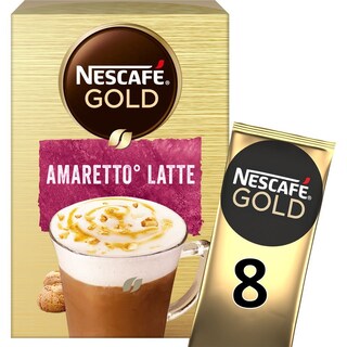 NESCAFE | Στιγμιαίος Καφές Gold Amaretto Latte 8x17.5g