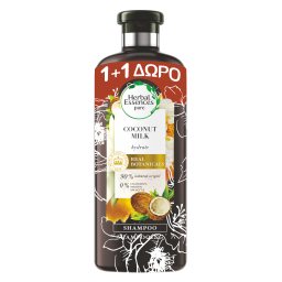 HERBAL ESSENCES | Σαμπουάν Coconut Milk 400ml 1+1 Δώρο