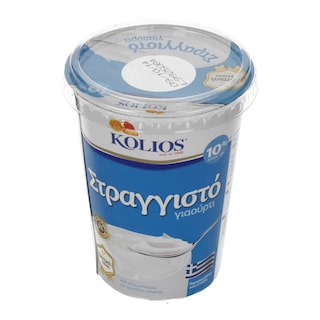 ΚΟΛΙΟΣ | ΓΙΑΟΥΡΤΙ ΛΕΥΚΟ ΣΤΡΑΓΓΙΣΤΟ 500 GR