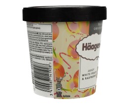 HAAGEN DAZS | Παγωτό Juicy White Peach & Raspberry 460 ml
