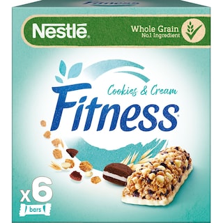 FITNESS | Μπάρες Δημητριακών Cookies & Cream 6 X 23.5gr