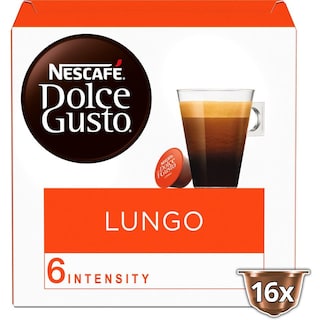 NESCAFE | DOLCE GUSTO | Κάψουλες Καφέ Dolce Gusto Lungo 16x6.5g