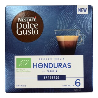 NESCAFE | DOLCE GUSTO | ΚΑΦΕΣ ΚΑΒΟΥΡΔΙΣΜΕΝΟΣ ΒΙΟΛΟΓΙΚΟΣ HONDURAS 72 GR
