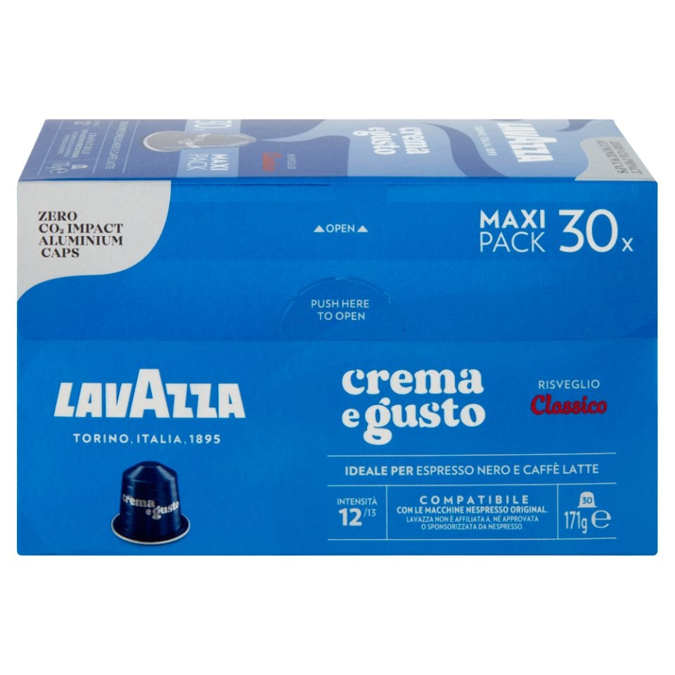 LAVAZZA Κάψουλες Καφέ Espresso Crema Gusto 30x5.7g