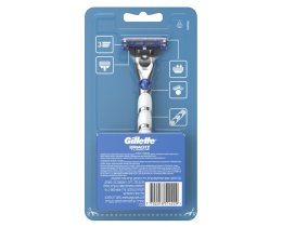 GILLETTE | Ξυριστική Μηχανή Mach3 Turbo + 2 Ανταλλακτικά 1 Τεμάχιο