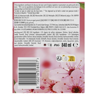 LENOR | Συμπυκνωμένο Μαλακτικό Cherry Blossom 40 Μεζούρες
