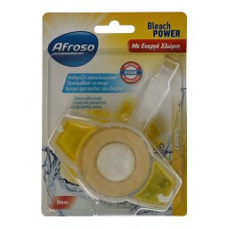AFROSO | ΥΓΡΟ BLOCK WC BLEACH POWER ΛΕΜΟΝΙ 45 GR