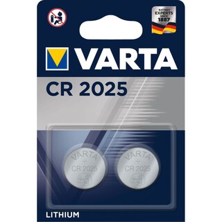 VARTA | Μπαταρίες Λιθίου CR2025 2 Τεμάχια