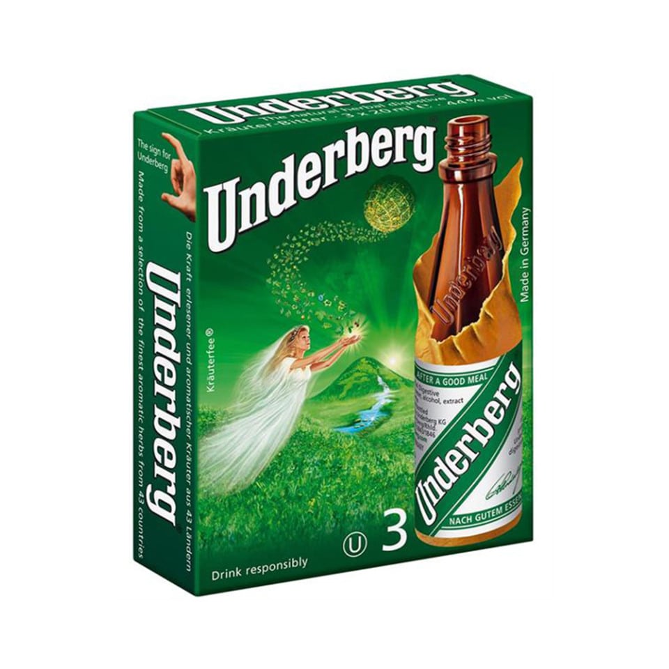 UNDERBERG Απεριτίφ Φιαλίδια 3x20ml