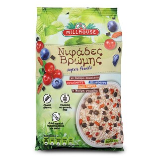 MILLHOUSE | Νιφάδες Βρώμης Super Fruits 500g