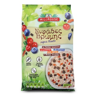 MILLHOUSE | Νιφάδες Βρώμης Super Fruits 500g