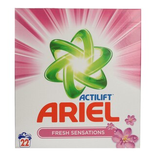 ARIEL | ARIEL POWDER CLOTHES DETERGENT FRESH SENSATIONS PINK 22 SC 1.430 KG