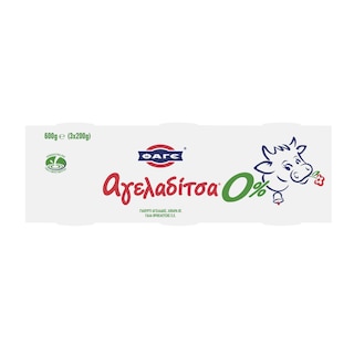 ΑΓΕΛΑΔΙΤΣΑ | Γιαούρτι Αγελάδος 0% Λιπαρά 3x200g